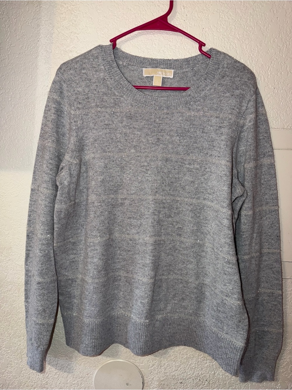 Cozy Light Gray Crewneck Sweater